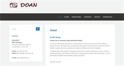 Desktop Screenshot of doan.sk